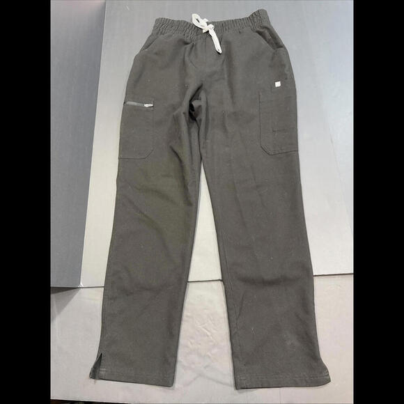 Figs SCRUB Bottoms Black Surgical Drawstring Small MEDICAL UNIFORM Preppy Trendy - Picture 7 of 12